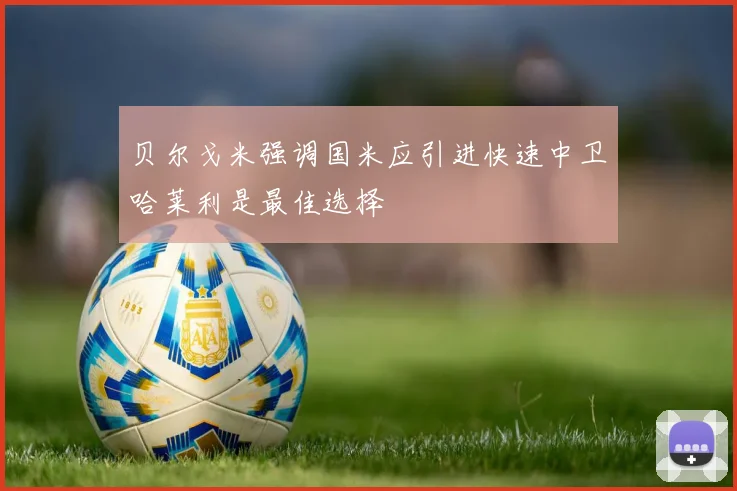 贝尔戈米强调国米应引进快速中卫哈莱利是最佳选择